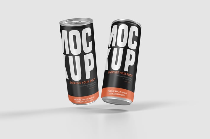 Softdrink Can Product Mockup Vol. 2.1