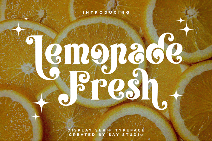 Lemonade - Decorative Serif