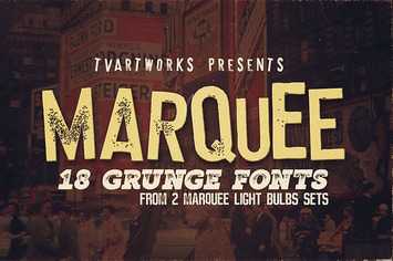 Marquee - 18 Grunge Fonts