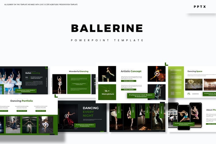 Ballerine - Powerpoint Template