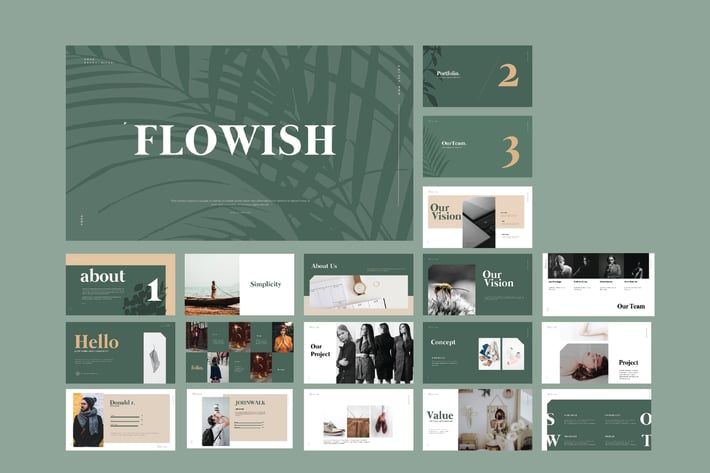 Flowish Portofolio Slide
