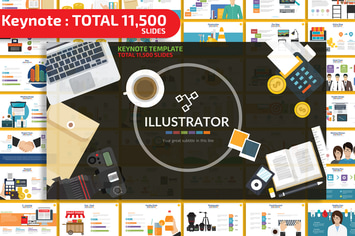 Illustrator Keynote Presentation Templates