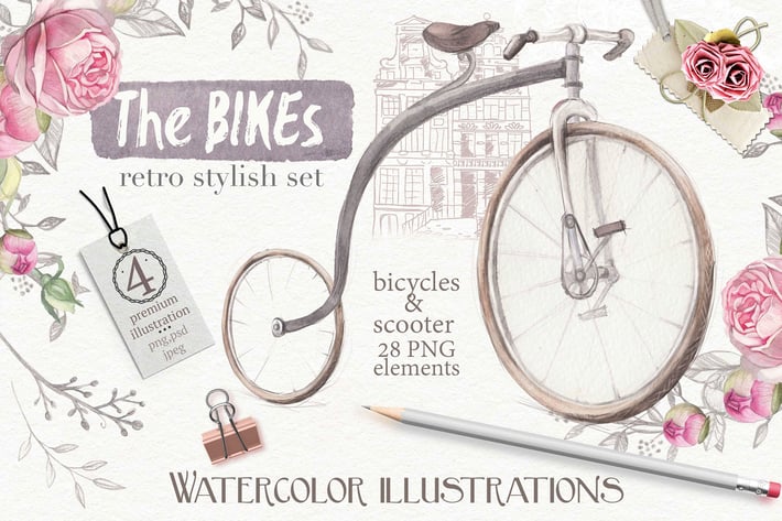 The bikes set