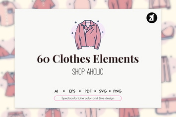 60 Clothes elements