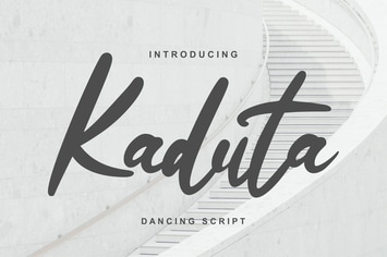 Kaduta | Dancing Script Font