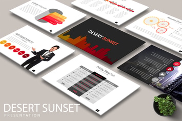 DESERT SUNSET Powerpoint