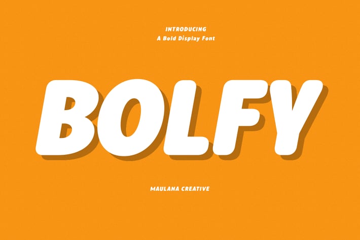 Bolfy Handwritten Display Font