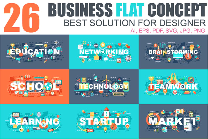 Flat Design Concept