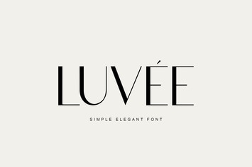Luvee Simple Elegant Sans