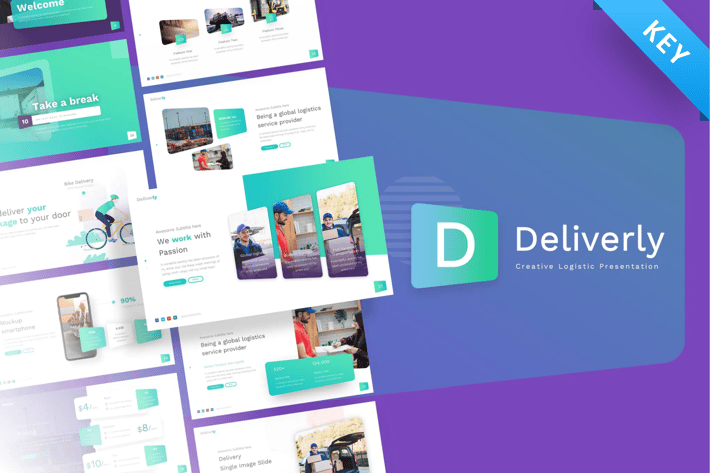 Deliverly - Logistic Keynote Template