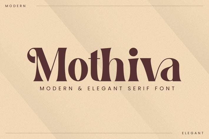 Mothiva Elegant Serif Font