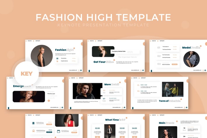 Fashion High - Keynote Template