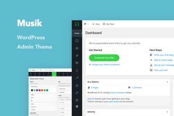 Musik - WordPress Admin Theme