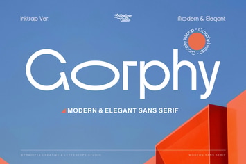 Gorphy Inktrap Modern & Elegant Sans Serif