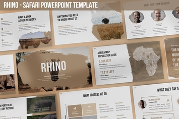 Rhino - Safari Powerpoint Template