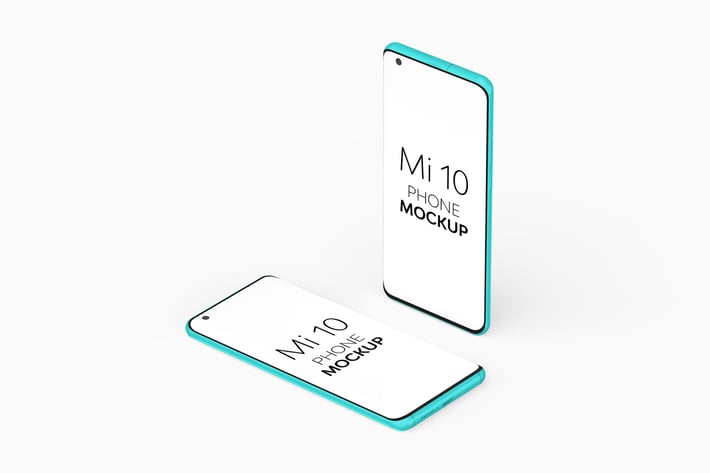 Mi 10 Phone Mockup