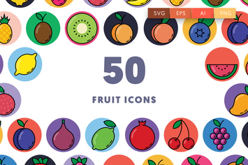 50 Fruit Icons