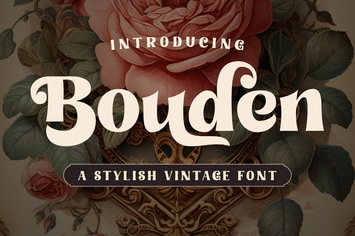 Bouden - Stylish Vintage Font