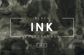 Black Ink Backgrounds Vol.5