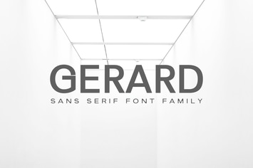 Gerard Sans Serif Font Family