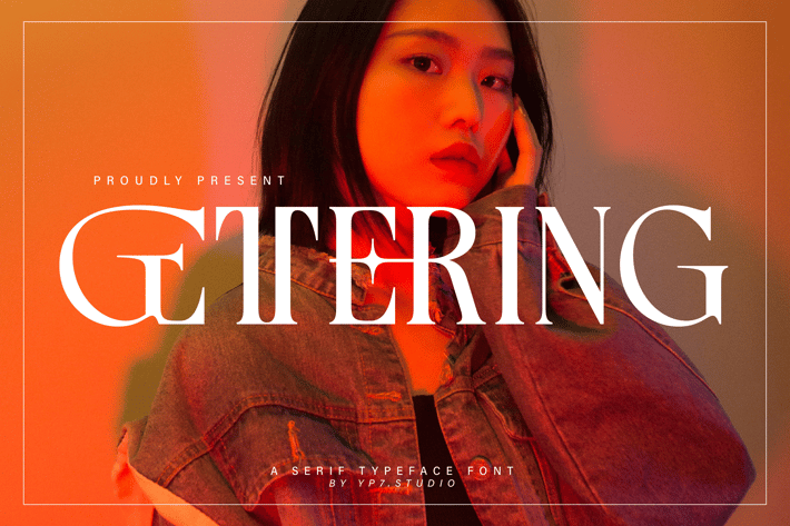 Serif Unique Display Font