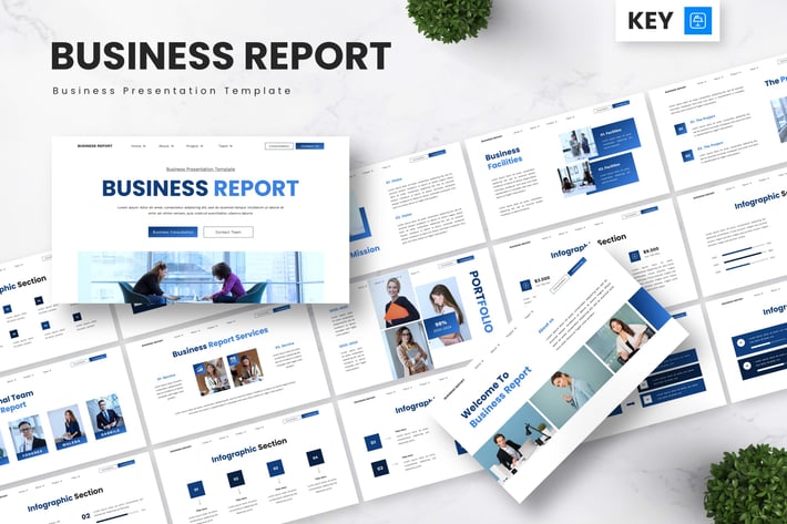 Business Report - Business Keynote Templates