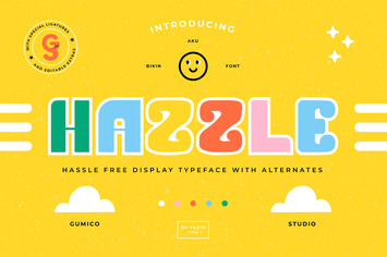Hazzle Typeface