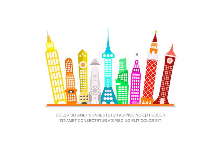 Modern City Vector Illustration