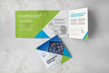 Corporate Square Trifold Brochure