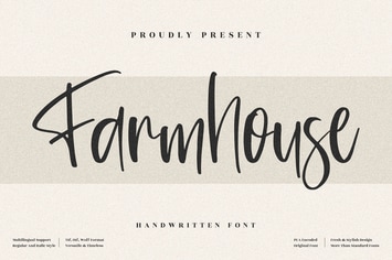 Farmhouse Handwritten Font