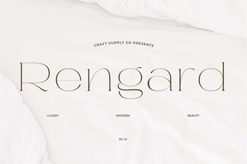 Rengard - Modern Serif Typeface