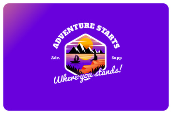 adventure supply - Mascot & Esport Logo