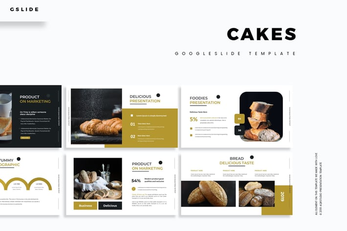 Cakes - Google Slides Template