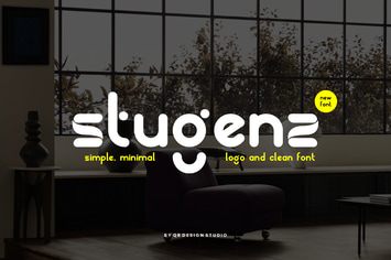 Stugenz - Minimal & Rounded Font