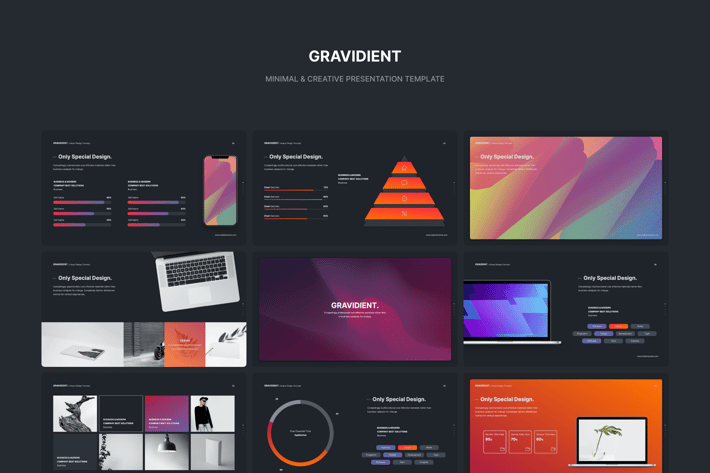 GRAVIDIENT Creative Template (Keynote)