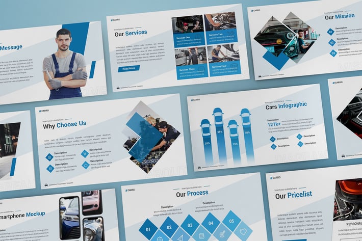 Carro - Automotive Keynote Template