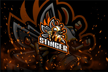 Stinger E-Sport and Sport Logo Template