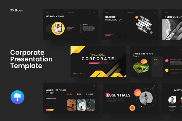Business Streaming Agency Presentation Template