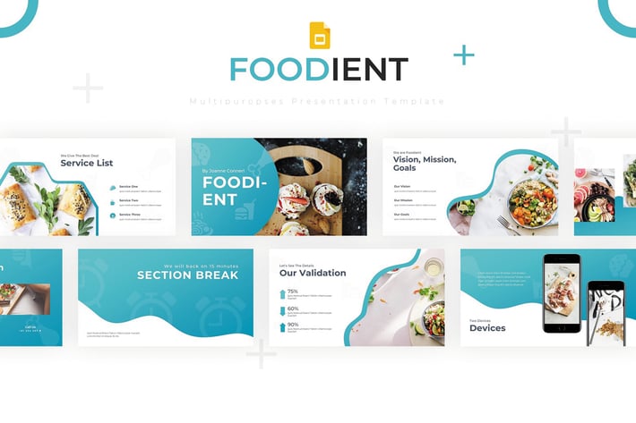 Foodient - Google Slides Template