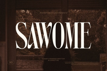 Sawome Elegant Serif Font Typeface