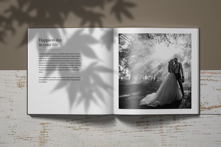 Open Catalogue and Magazine Page Mockup