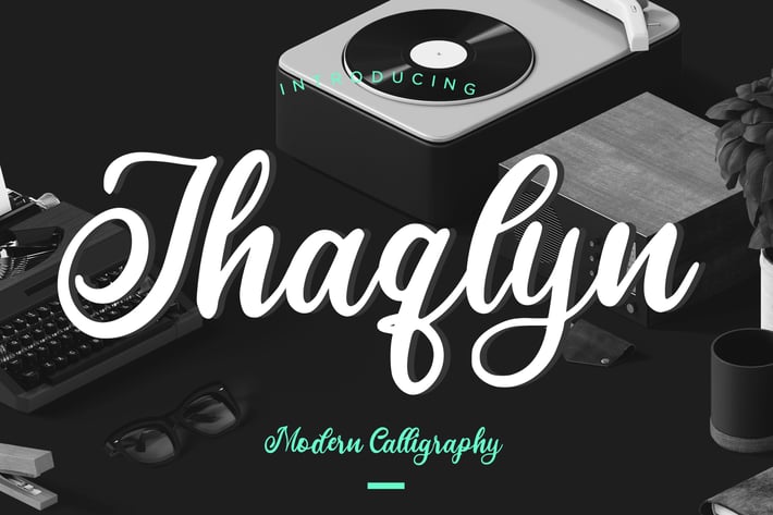Jhaqlyn Modern Advertisement Font