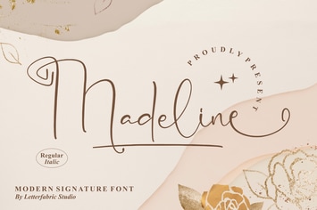 Madeline Modern Signature Font