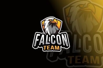 Falcon Team Logo Template
