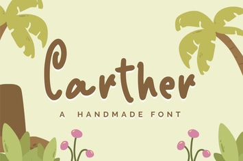 Carther - A Handmade Font