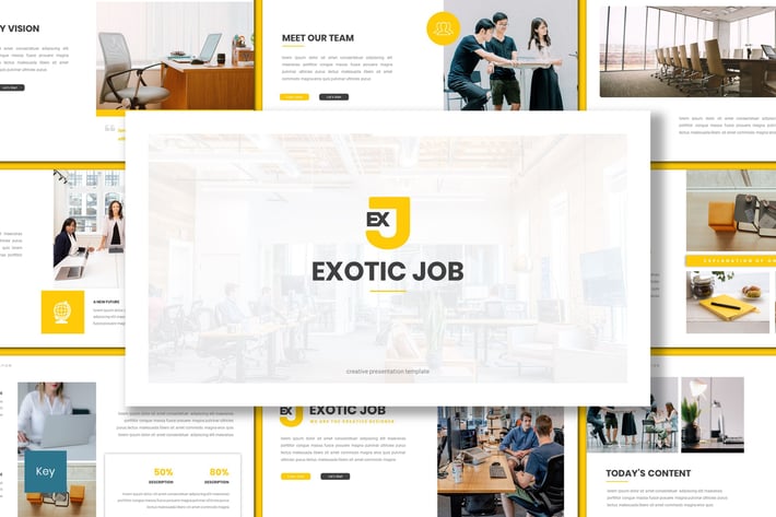 Exotic Job - Business Keynote Template