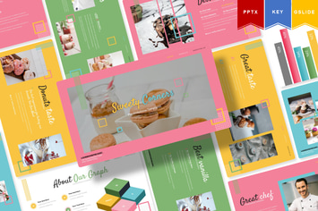 Sweety Corners | Powerpoint, Key, Google Slides
