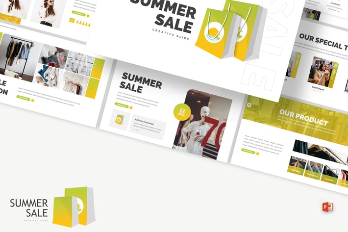 Summer Sale - Store Powerpoint Template