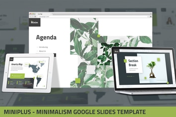 MiniPlus - Minimalism Google Slides Template