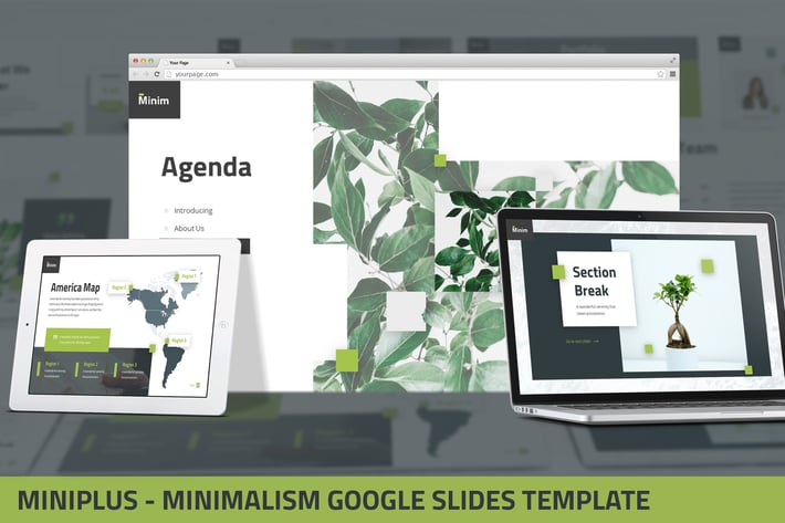MiniPlus - Minimalism Google Slides Template